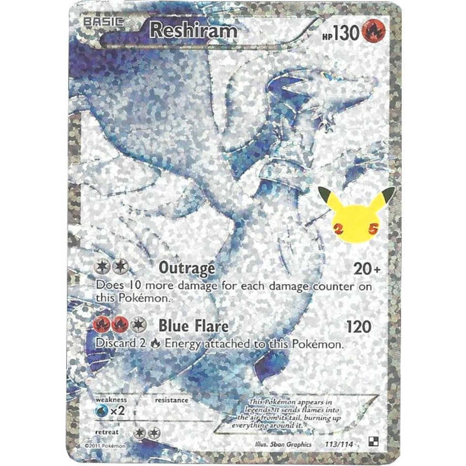 レシラム(25th)【P】 / Reshiram - Celebrations (113/114)