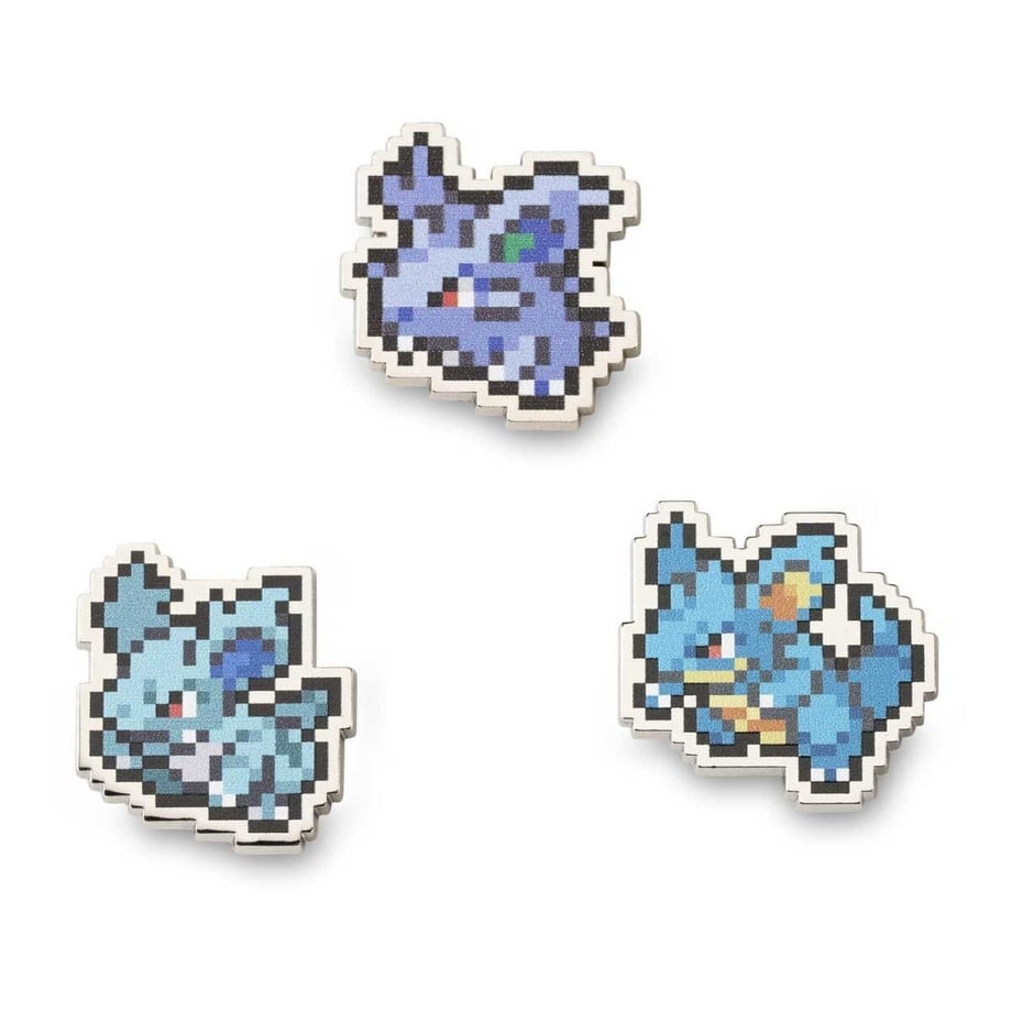 Pokemon Center Exclusive Nidoran♀, Nidorina, Nidoqueen Pixel Pin