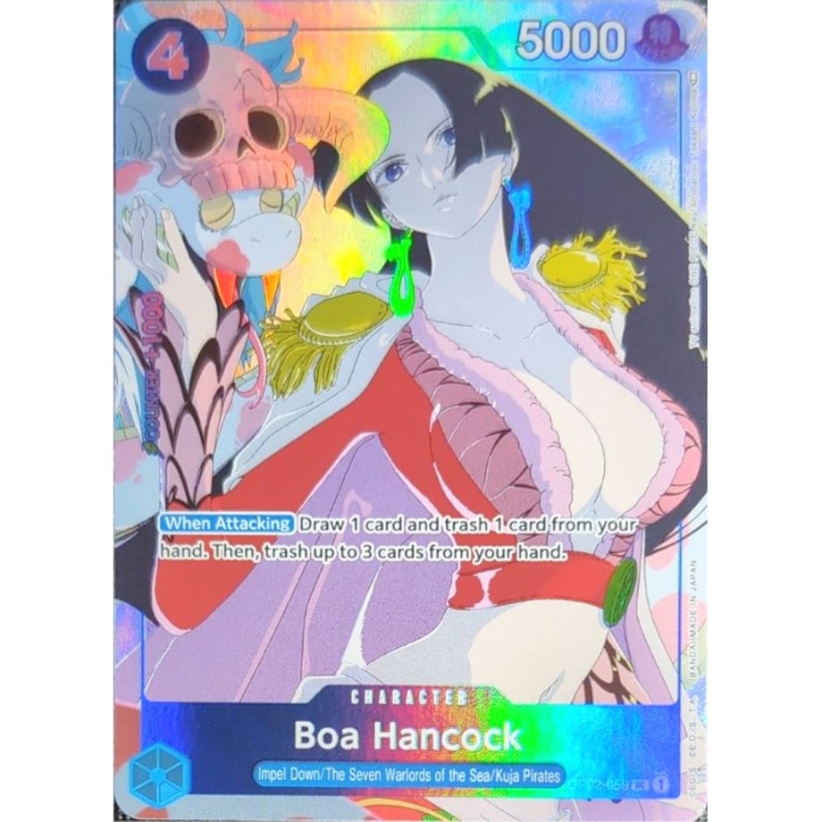 【英語版】ワンピースカード 海外限定仕様 ボア・ハンコック 【パラレル】/ Boa Hancock (英OP02-059)
