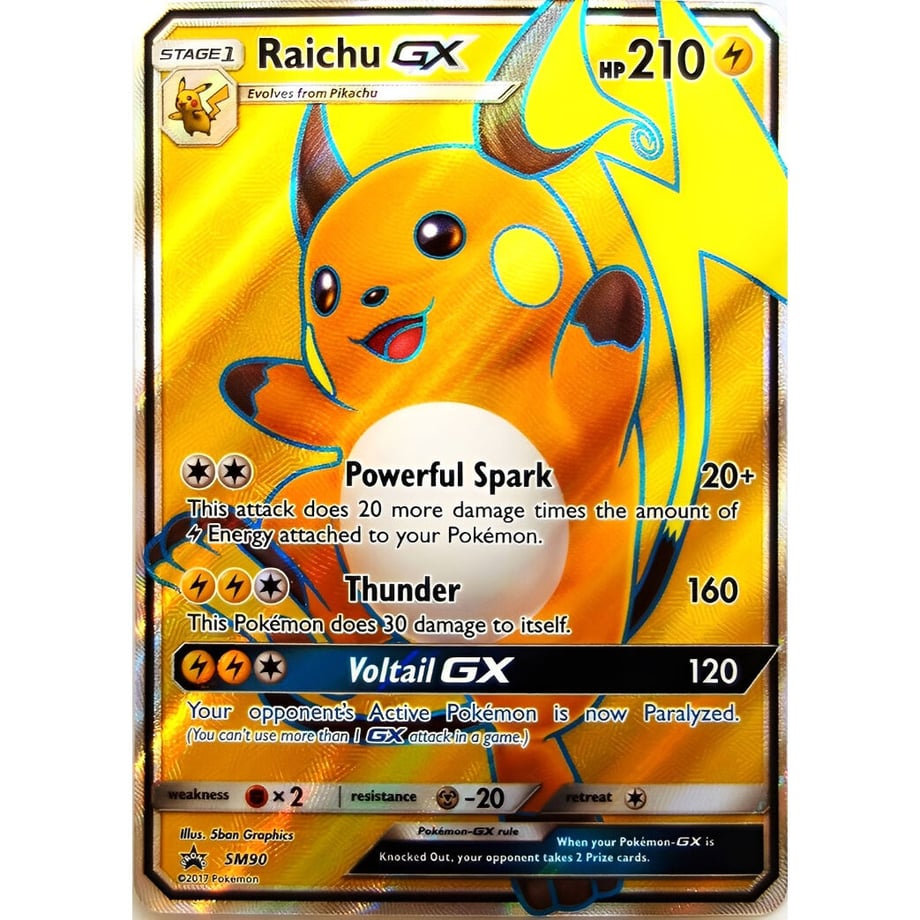 ライチュウGX【SR】 / Raichu GX - SM Promos (SM90)