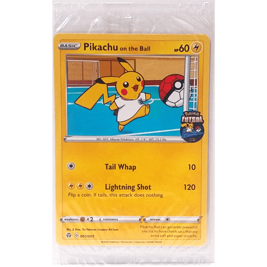 【未開封プロモ】フットサル ピカチュウ / Pikachu on the Ball (001/005) 【海外限定絵柄】