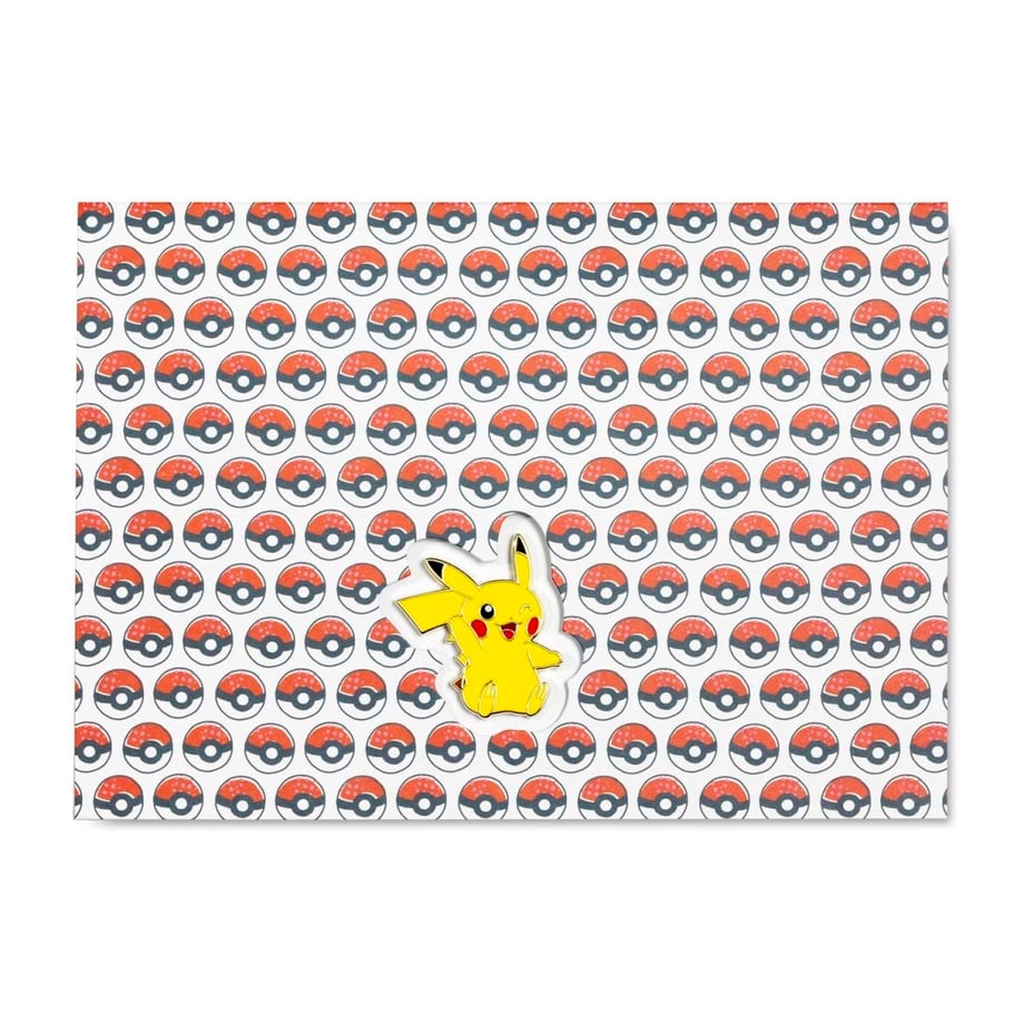 ポケモンセンター限定 お祝い ピカチュウ 2023 ポケモン ピン & グリーティングカード