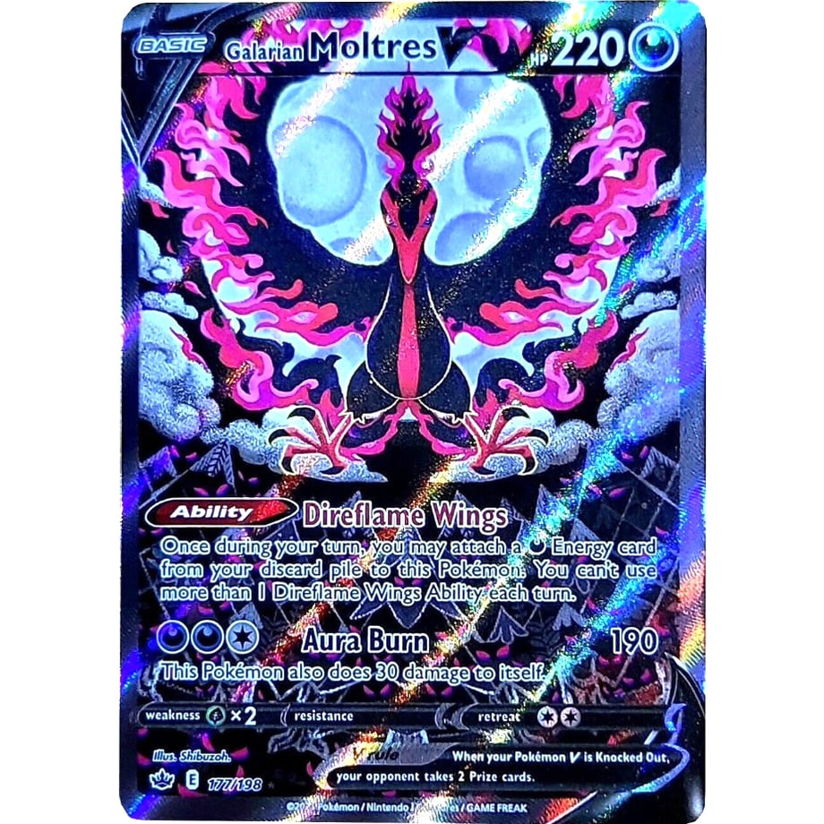 Galarian Moltres V - Chilling Reign (177/198)