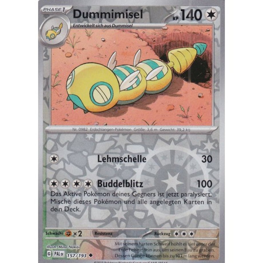ノコッチ 【リバホロ】 / Dudunsparce - Paldea Evolved (157/193)