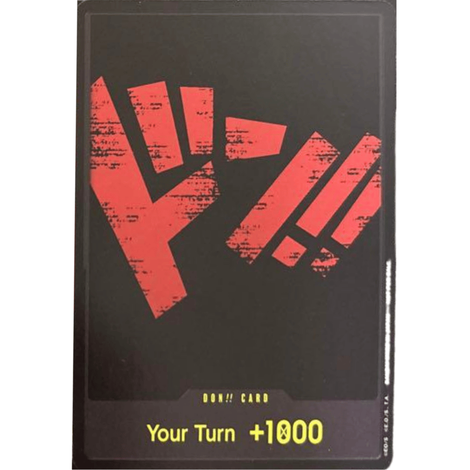 【英語版】ワンピースカード 海外限定仕様 ドン!!カード(赤) / DON!! Card (DON OP-PR)