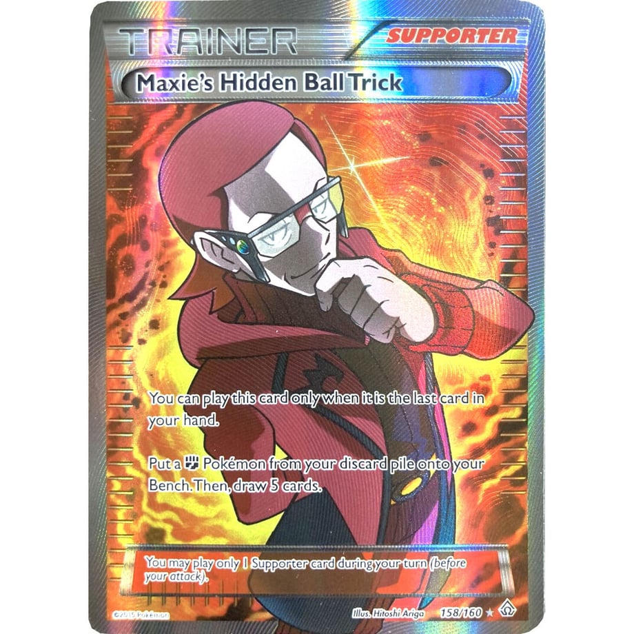 マツブサの隠し玉【SR】 / Maxie's Hidden Ball Trick - Primal Clash (158/160)