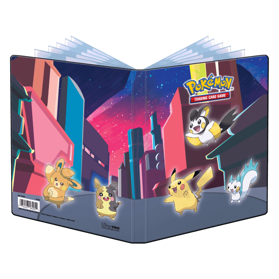 【4ポケット】ポケモンカード Ultra Pro カードアルバム Gallery Series Shimmering Skyline 【ピカチュウ・エモンガ・パチリス・モルペコ・パモット】