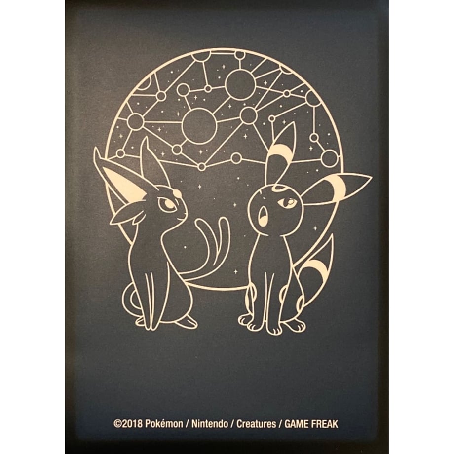 【バラ】 海外ポケセン仕様 Espeon & Umbreon Starry Constellations (エーフィ & ブラッキー) 【第3版】 スリーブ (2023)