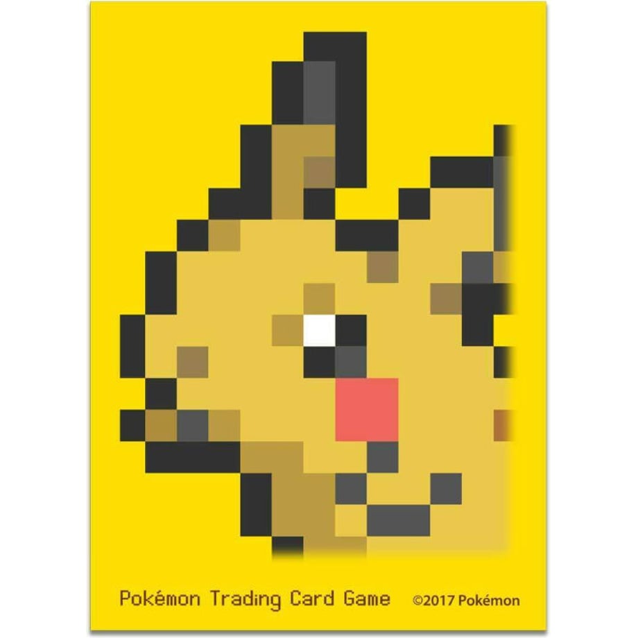 Pikachu Pixel sleeves exclusive to overseas Pokemon Centers (65 pieces)