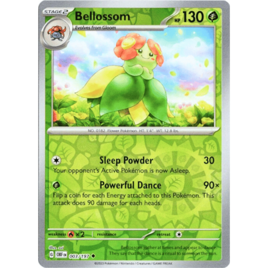 キレイハナ 【リバホロ】 / Bellossom - Obsidian Flames (003/197)