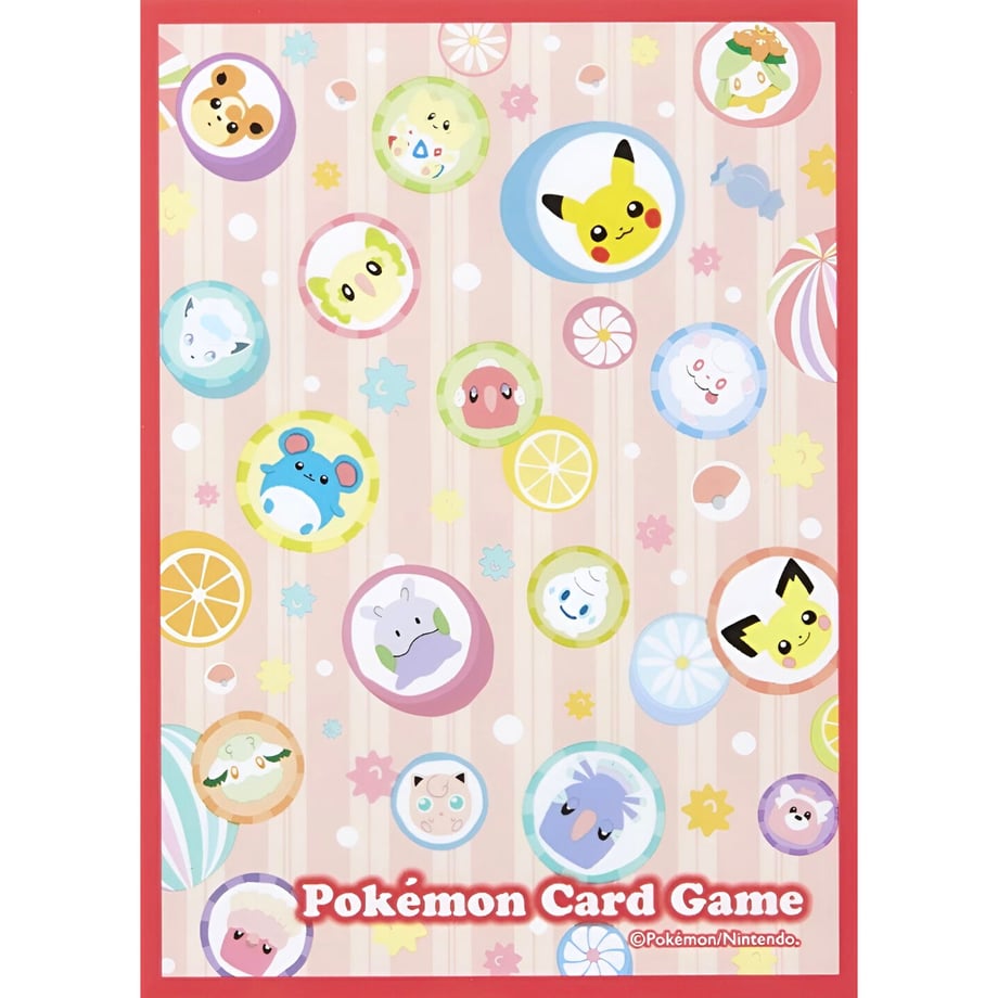 【バラ】 日版 ポケセン限定 飴柄 スリーブ (2017)