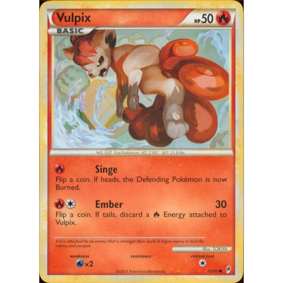 ロコン【海外限定絵柄】 / Vulpix - Call of Legends (75/95)