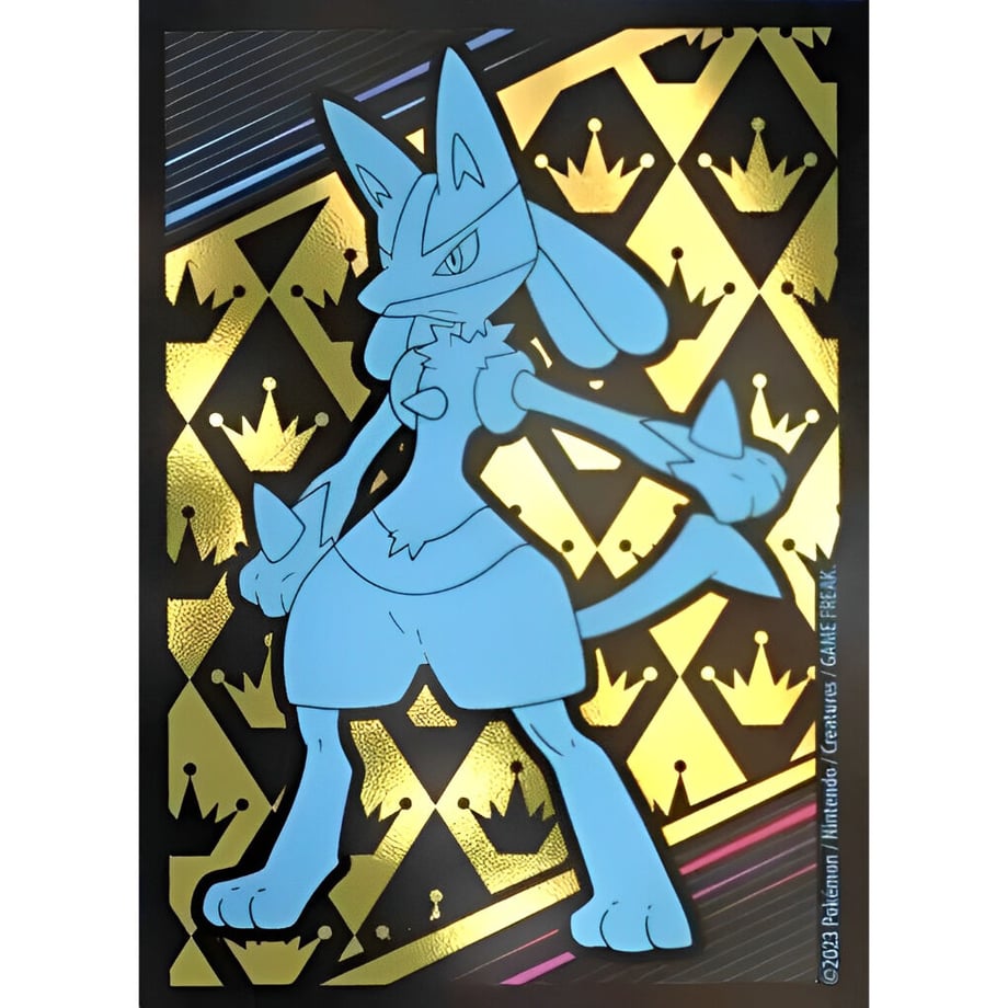 【バラ】 ポケセン限定 Crown Zenith Elite Trainer Box (ルカリオ) スリーブ (2023)