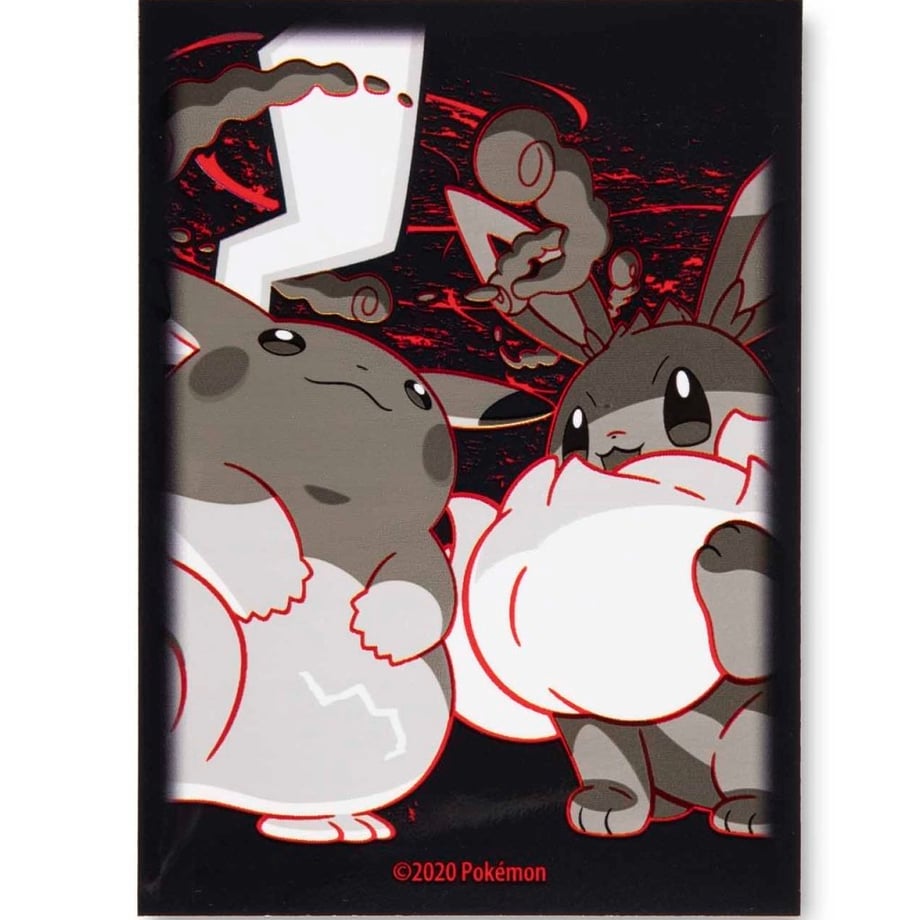 【再販】ポケモンカード Gigantamax Pikachu & Gigantamax Eevee(キョダイマックス ピカチュウ & キョダイマックス イーブイ) カードスリーブ(65枚)