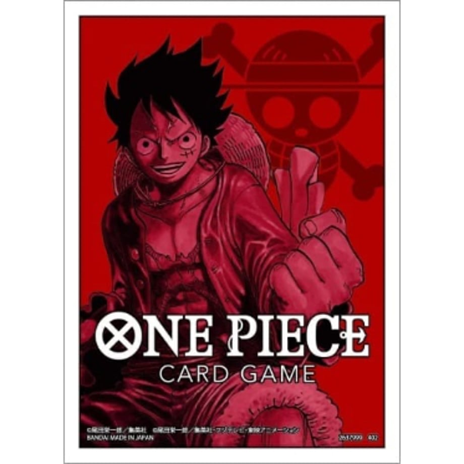 【バラ】国内 オフィシャルカードスリーブ 1 モンキー・D・ルフィ(1枚)