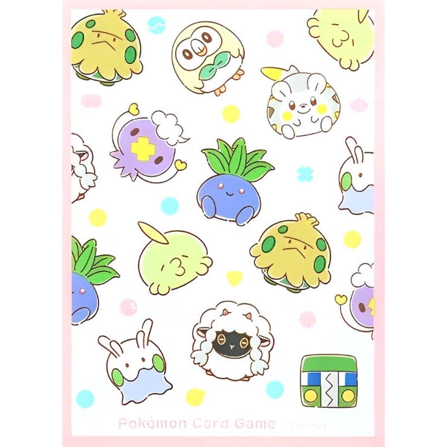【バラ】 日版 ポケセン限定 もっちりまんまる スリーブ (2020)