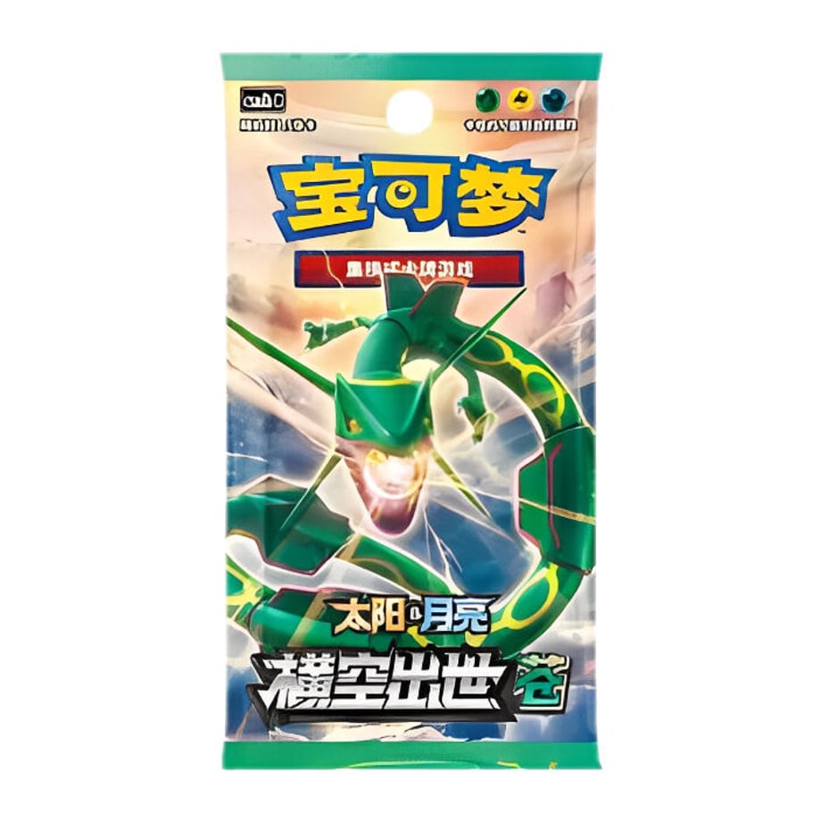 【中国简体版】ポケモンカード 横空出世 5枚入り 【苍:レックウザ】