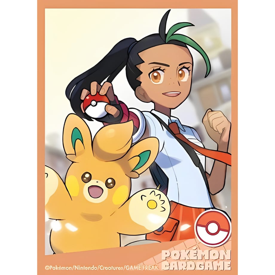 【バラ】 日版 ポケセン限定 POKÉMON TRAINERS ネモ&パモット スリーブ (2023)