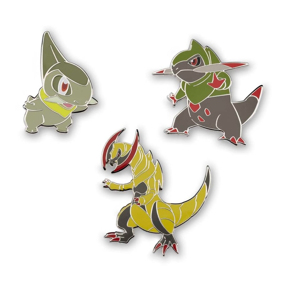 ポケモンセンター限定 キバゴ・オノンド・オノノクス ピン