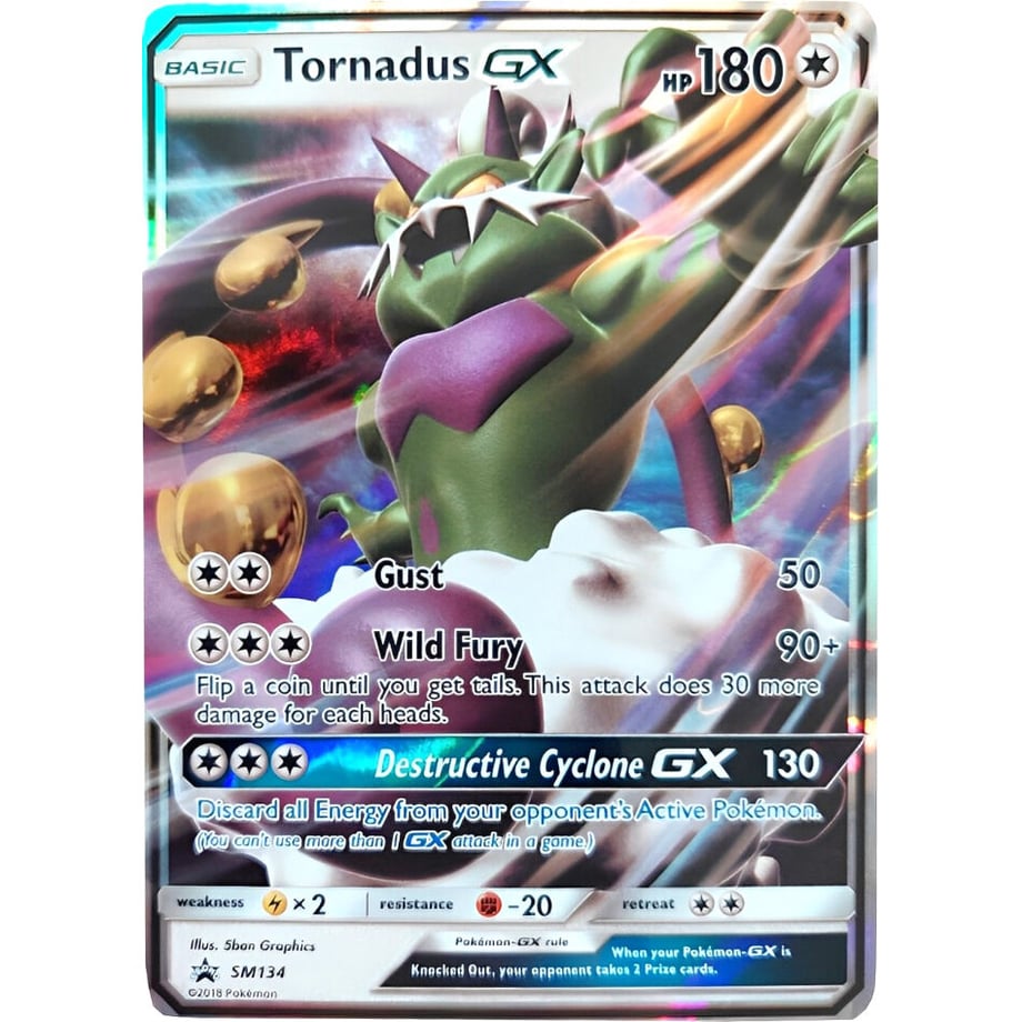 トルネロスGX【海外限定絵柄】 / Tornadus GX - SM Promos(SM134)