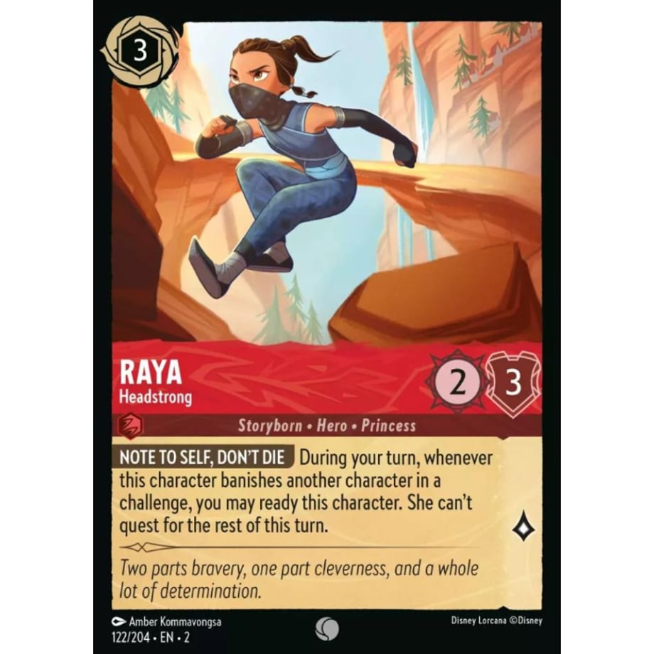 LORCANA ラーヤ【コモン】 / Raya (Headstrong) - 122/204-EN-2(Foil)