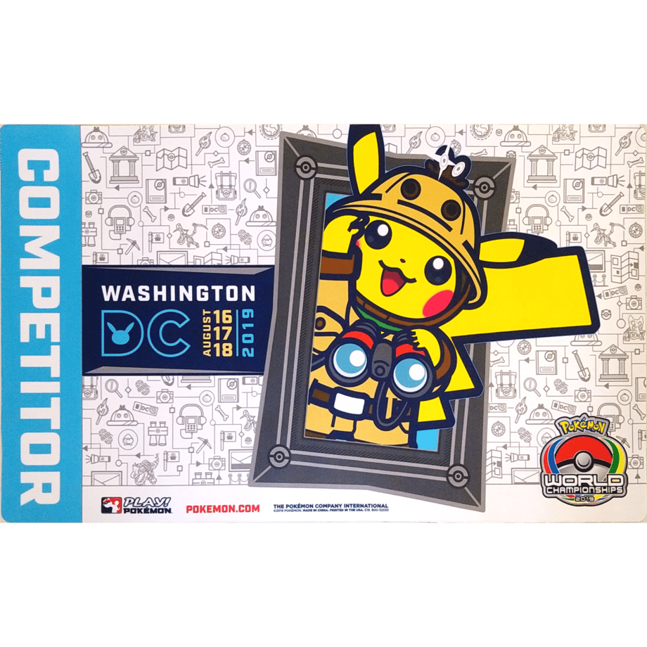 Pokemon Card 2019 World Championships Washington DC Stamp
