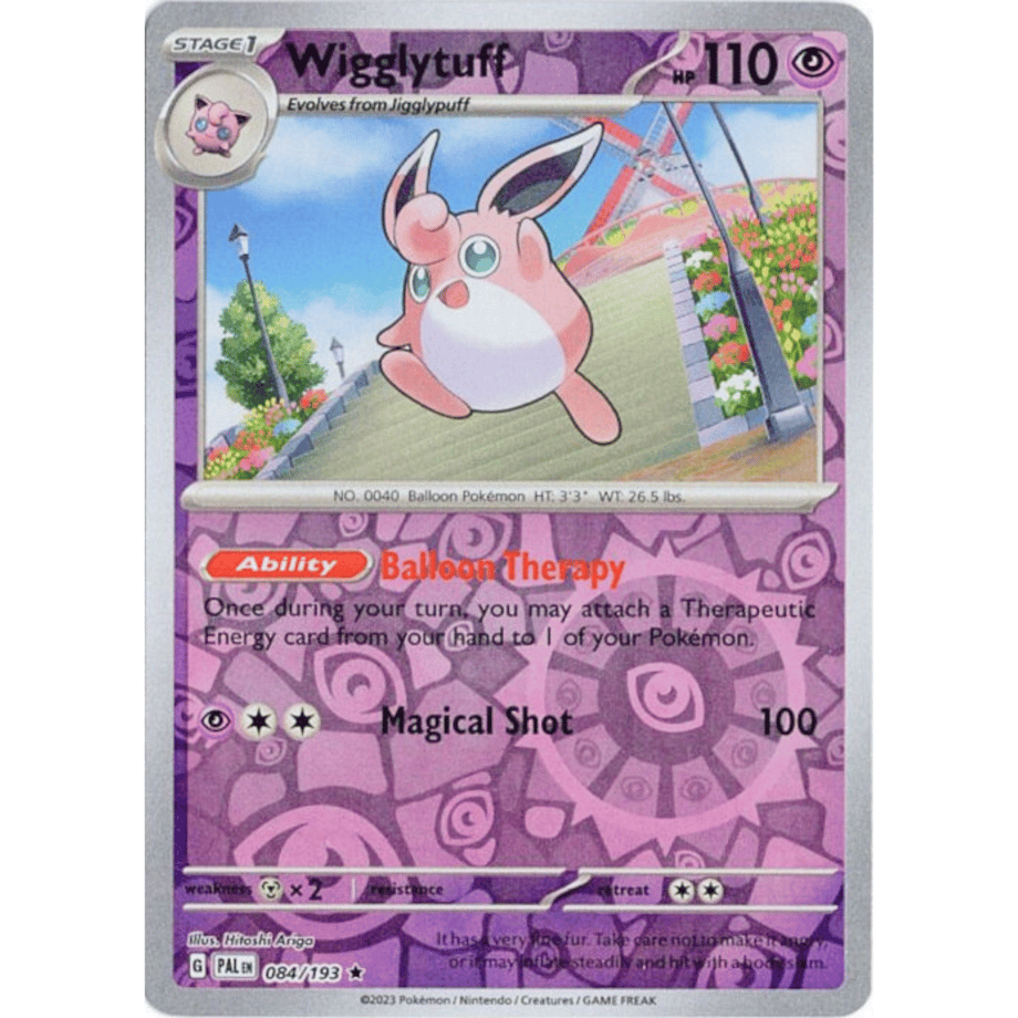 プクリン【リバホロ】 / Wigglytuff - Paldea Evolved(084/193)