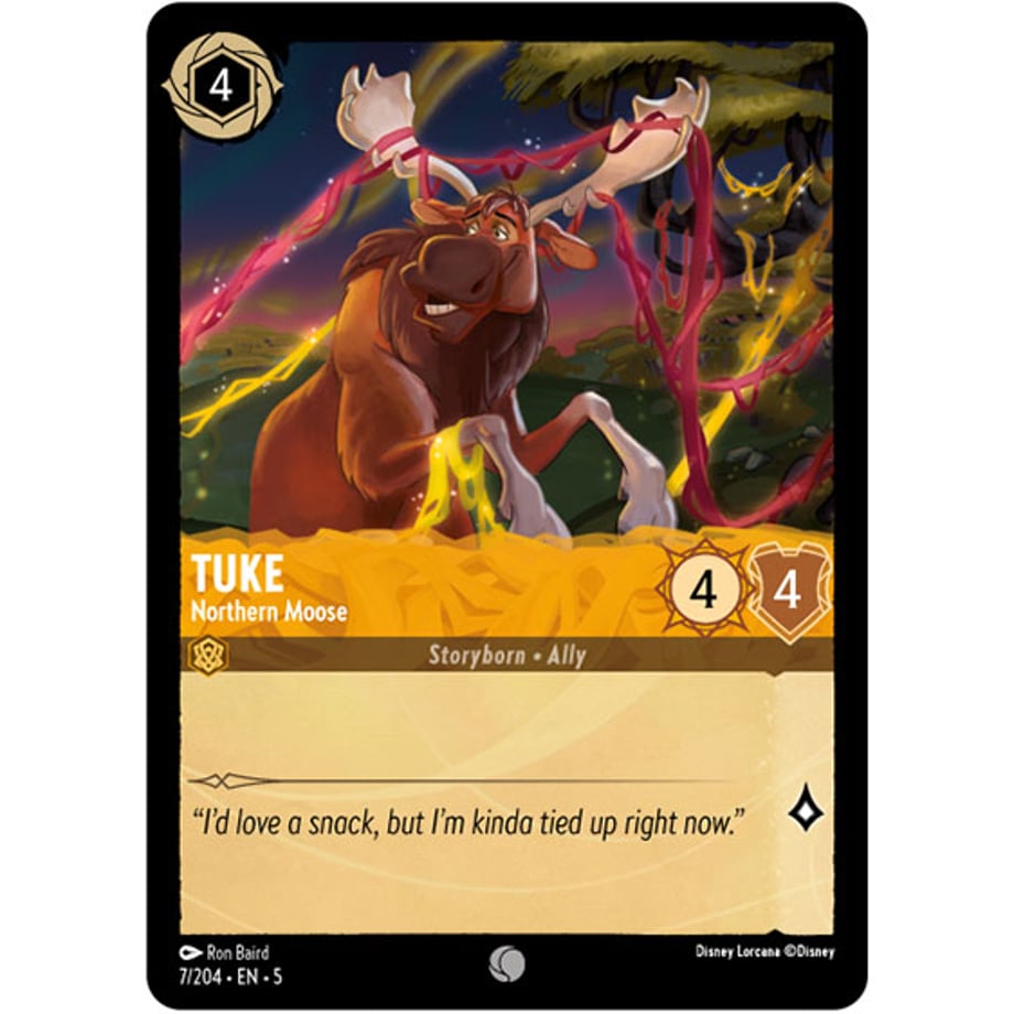 LORCANA トゥーク【コモン】 / Tuke (Northern Moose) - 7/204-EN-5