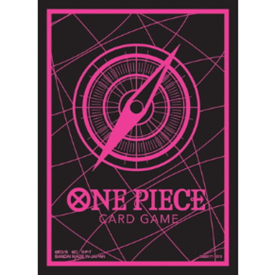 【バラ】国内 オフィシャルカードスリーブ 6 スタンダードブラック&ピンク (1枚)