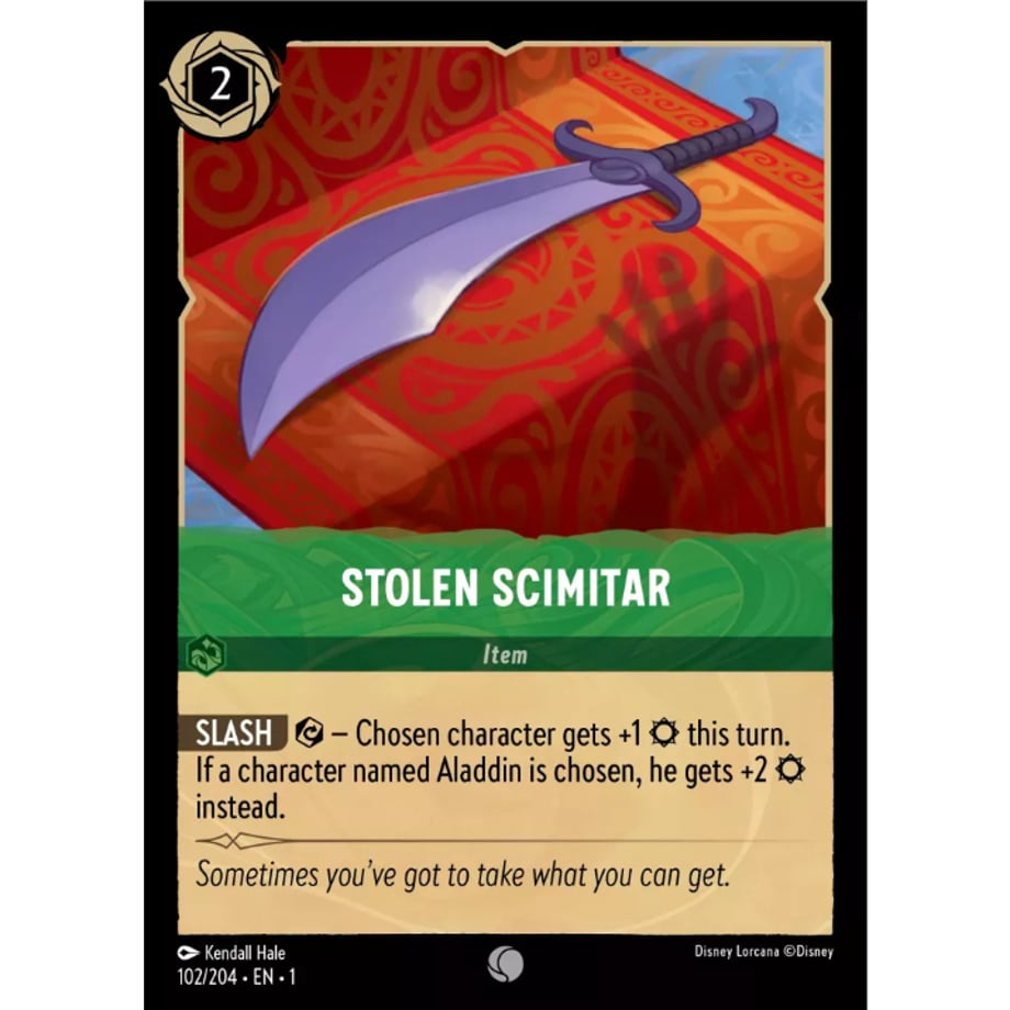 LORCANA Stolen Scimitar - 102/204-EN-1