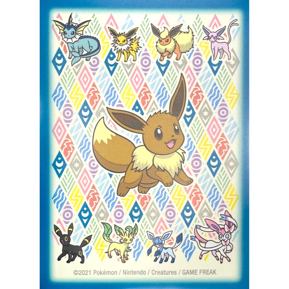 【バラ】 海外ポケセン仕様 Eevee Prismatic (イーブイズ) スリーブ 【再販版】 (2023)