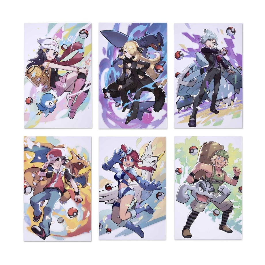 ポケモンセンター限定 トレーナズ ポスター (SET B)【6枚入り】【ポッチャマ】