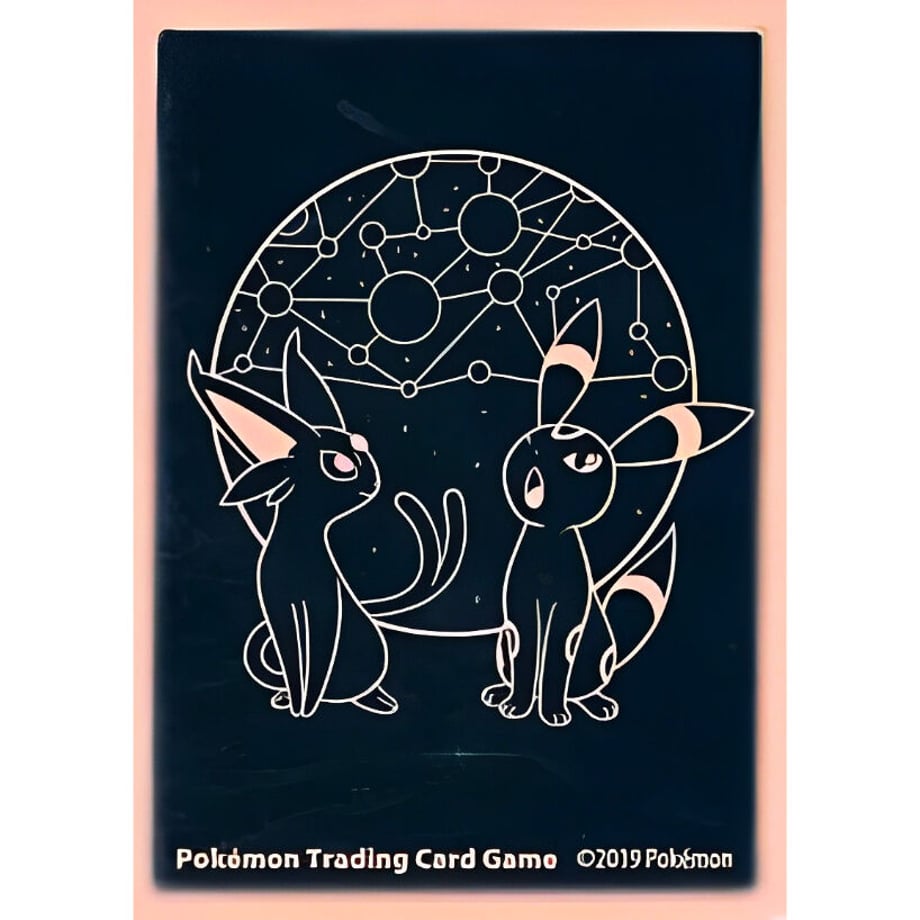 【バラ】 海外ポケセン限定 Espeon & Umbreon Starry Constellations (エーフィ & ブラッキー) スリーブ 【再販版】 (2019)