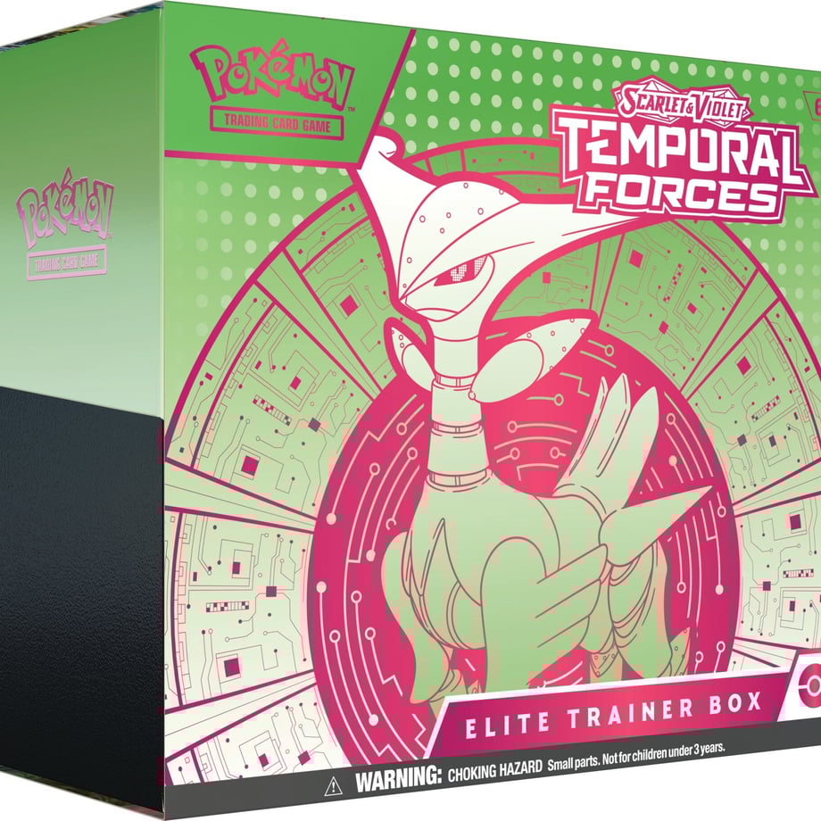 【箱潰れの場合があります】ポケモンカード Temporal Forces Elite Trainer Box 【テツノイサハ:緑】
