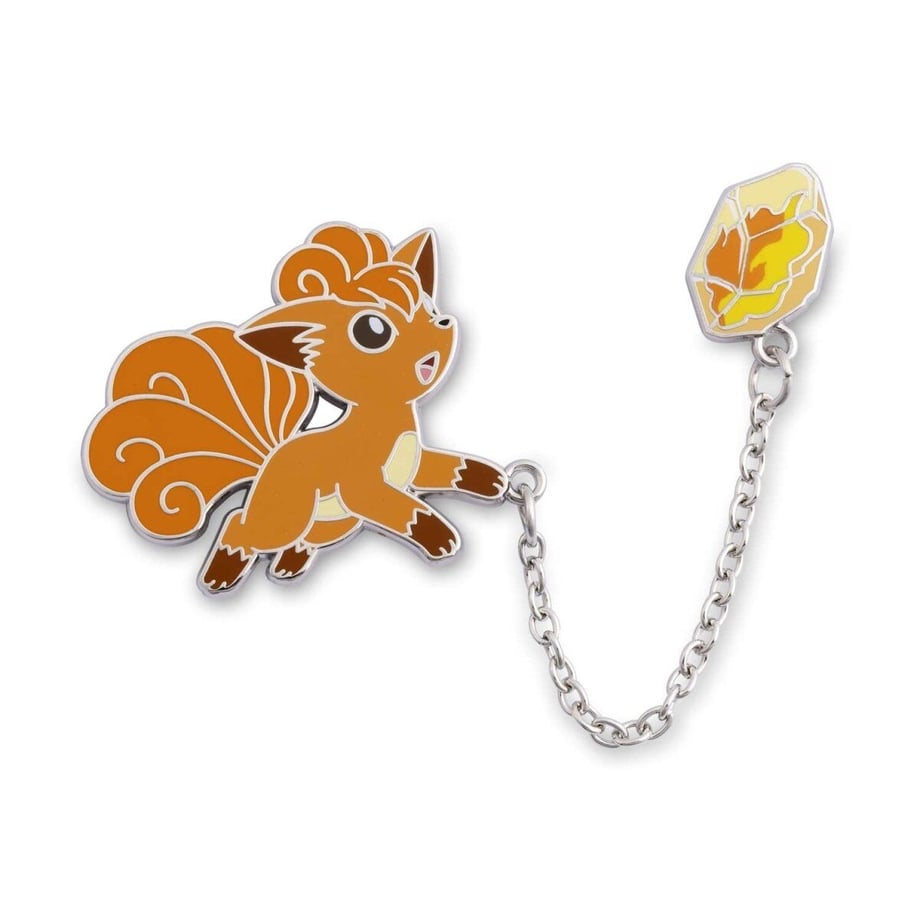 Pokémon Center Exclusive Vulpix with Fire Stone Pin
