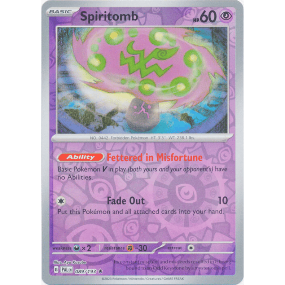ミカルゲ【リバホロ】 / Spiritomb - Paldea Evolved(089/193)