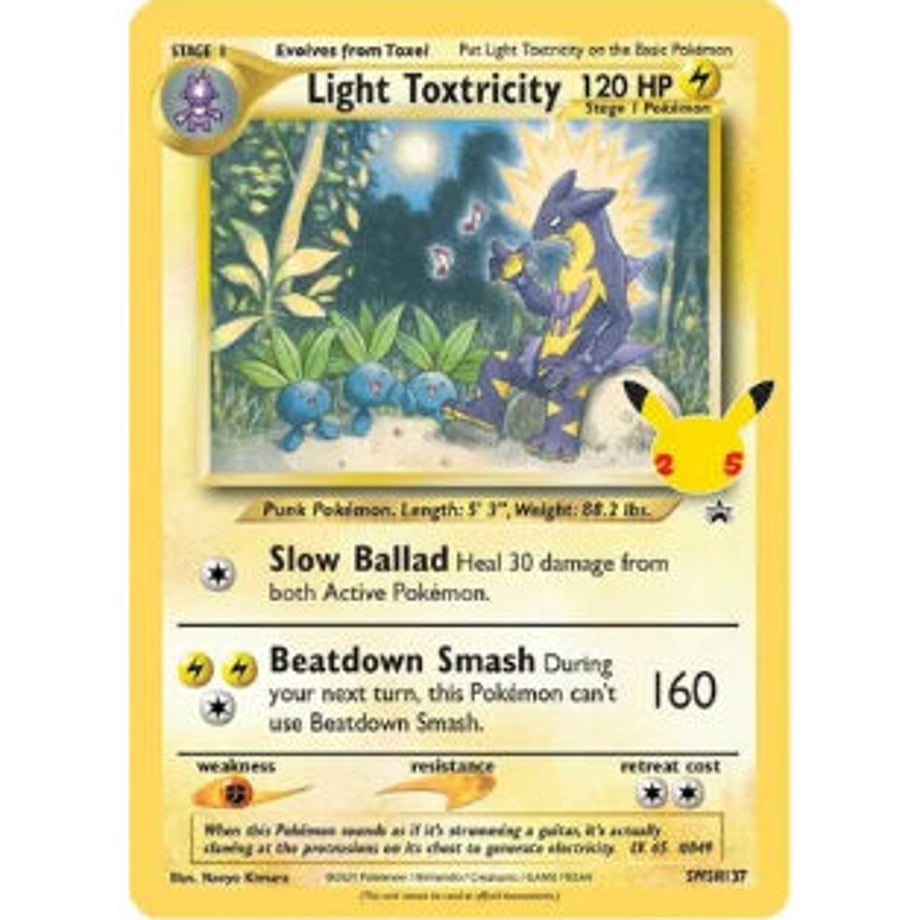 Light Toxtricity - Sword & Shield Promo Cards (SWSH137)