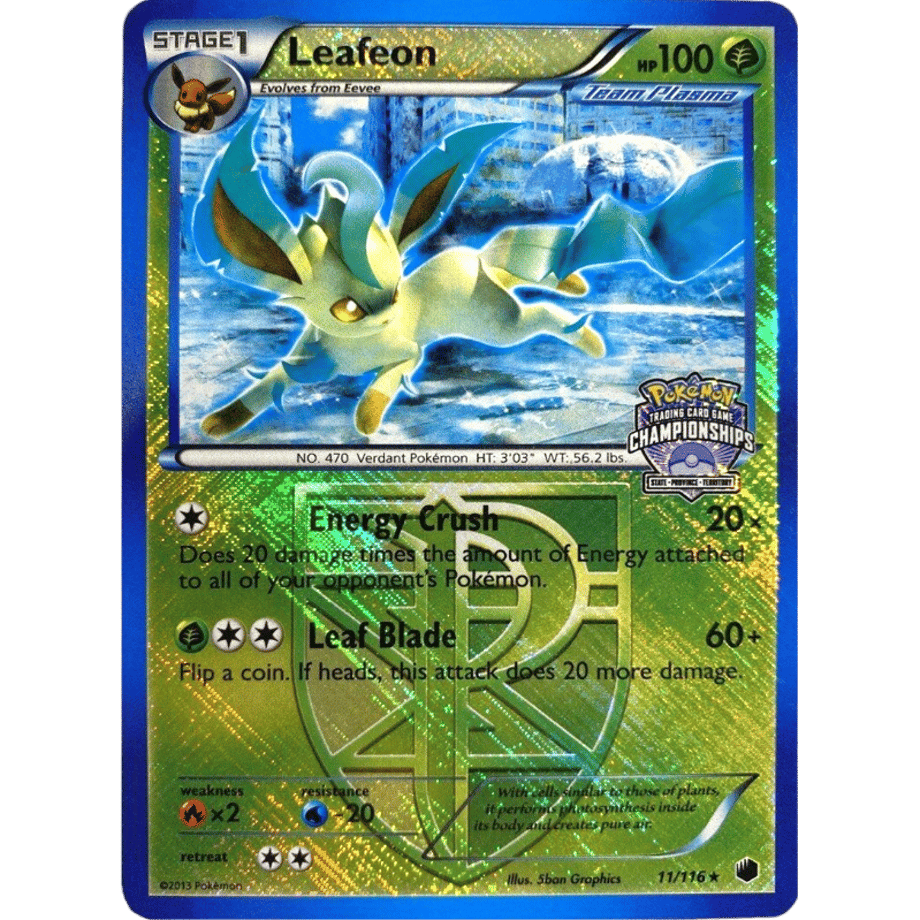 リーフィア / Leafeon - League & Championship Cards (11/116)
