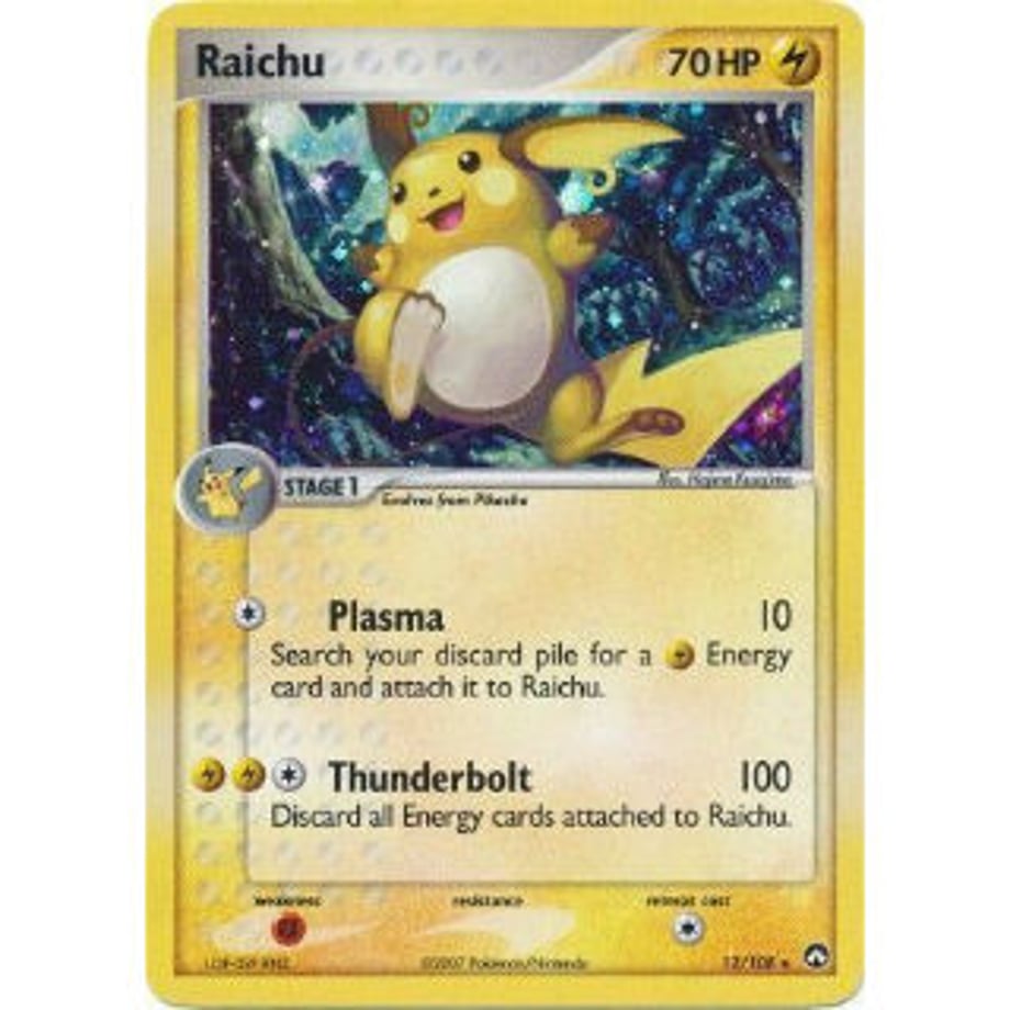 ライチュウ (ワールドチャンピオンズパック絵柄) / Raichu - Power Keepers (12/108)