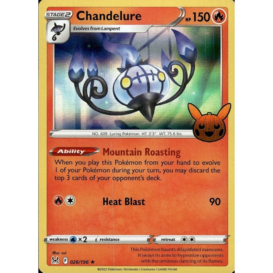 [Halloween] Chandelure [Holo] / Chandelure - Trick or Trade (026/196) [Halloween]