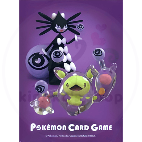 [Rose] Japanese version Pokemon Center exclusive Gothicelle and Reuniclus sleeve (2011)