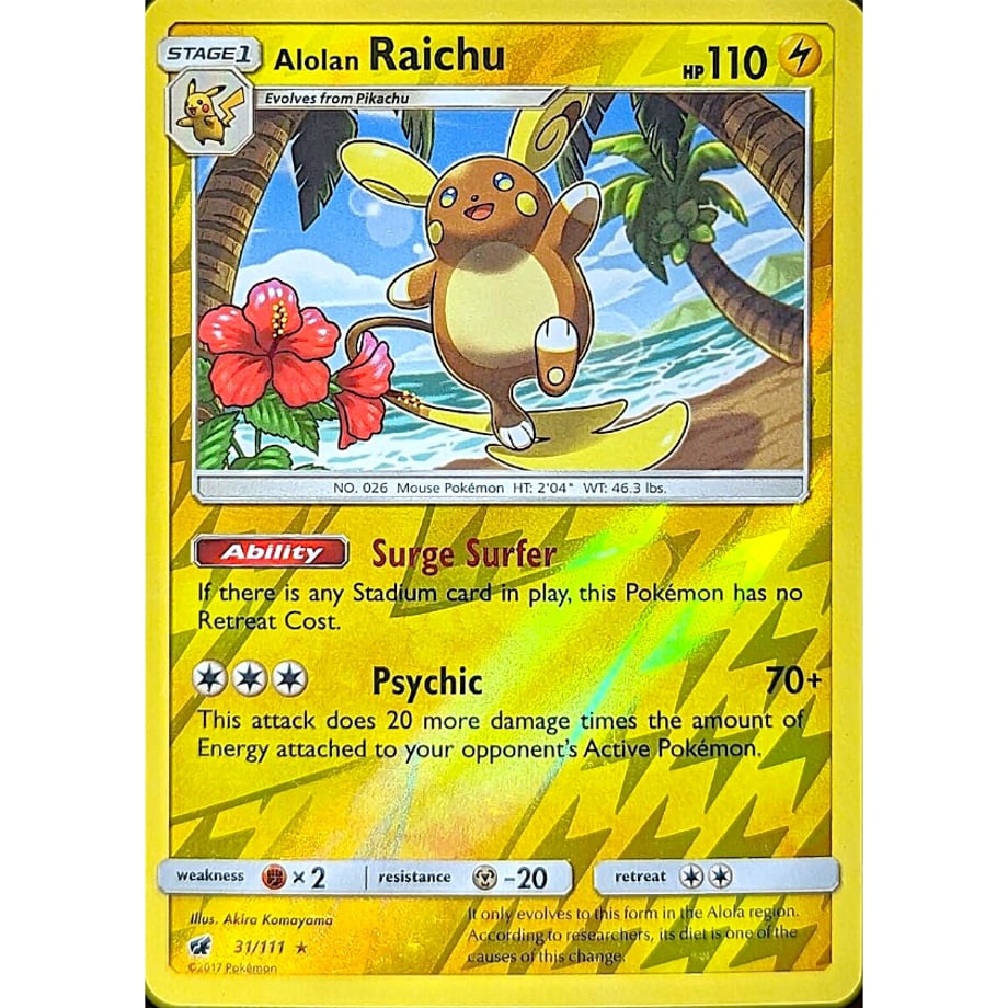 Alolan Raichu - Crimson Invasion (031/111)