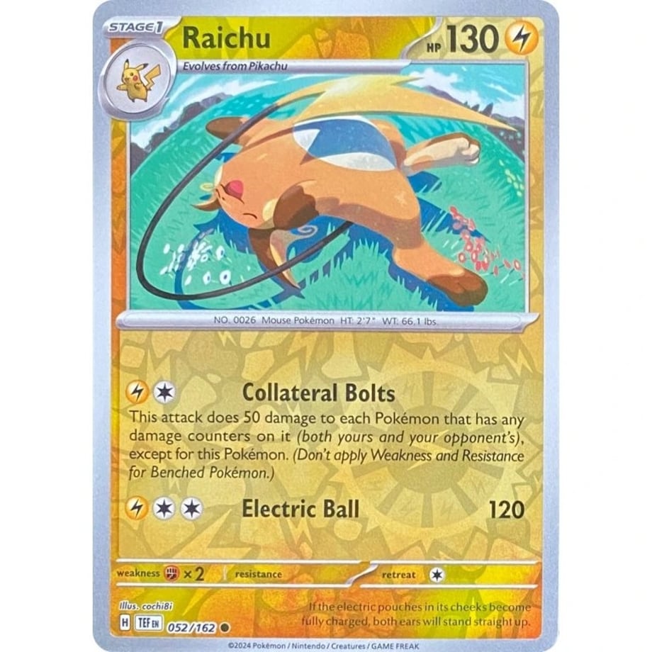 Raichu - Temporal Forces (052/162)