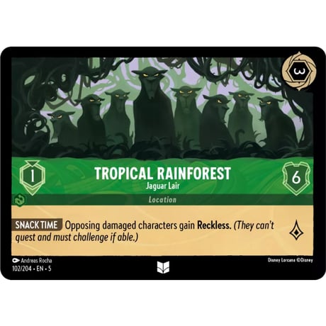 LORCANA Tropical Rainforest (Jaguar Lair) - 102/204-EN-5