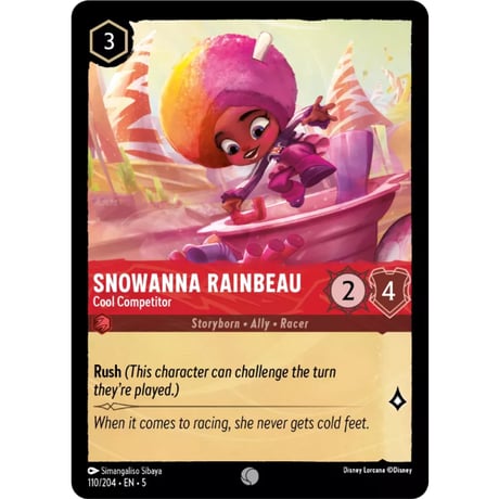 LORCANA Snowanna Rainbeau (Cool Competitor) - 110/204-EN-5