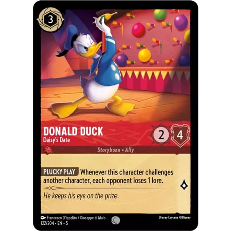 LORCANA Donald Duck [Common] / Donald Duck (Daisy's Date) - 122/204-EN-5