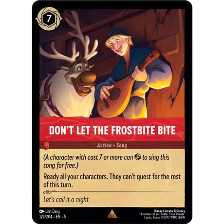 LORCANA Don't Let the Frostbite Bite - 129/204-EN-5