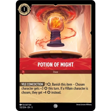 LORCANA Potion of Might [Common] - 132/204-EN-5