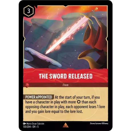 LORCANA The Sword Released - 133/204-EN-5