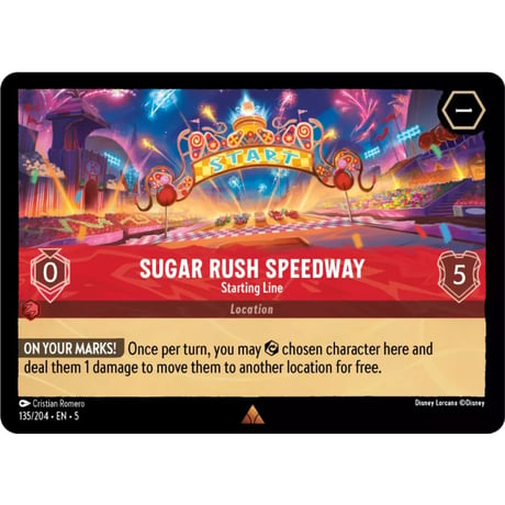 LORCANA Sugar Rush Speedway (Starting Line) - 135/204-EN-5